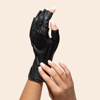 UV Protective Fingertipless Manicure Gloves